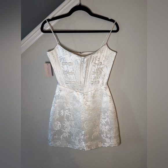 SAU LEE Joey Dress in White - Size 2 (NWT) - Picture 7 of 12